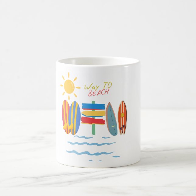 Caneca Café Chegada do Verão 11 oz Cerâmica W-PT Kaffeetasse (Mittel)