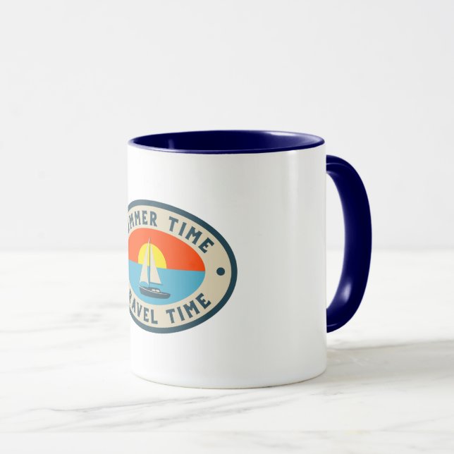 Caneca Café Chegada do Verão 11 oz Cerâmica W-PT Tasse (VorderseiteRechts)