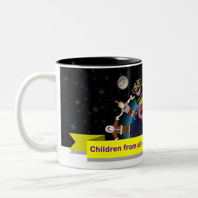 Caneca Children for Jesus (Biblinha e Turminha) Zweifarbige Tasse (Links)