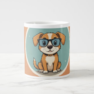 Caneca com Cachorro Jumbo-Tasse