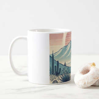 Caneca com imagem de paisagem kaffeetasse