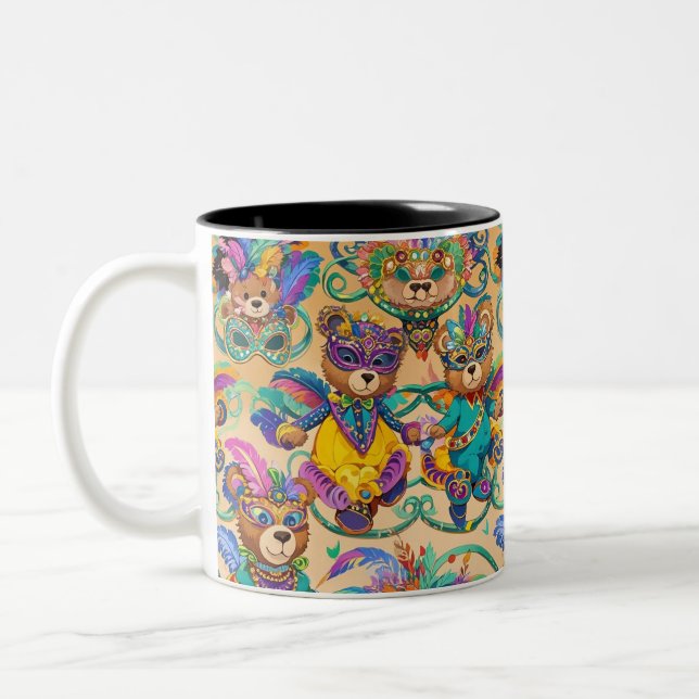 Caneca com ritmo de carnaval  zweifarbige tasse (Links)