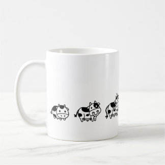 Caneca Cow Evolution Kaffeetasse
