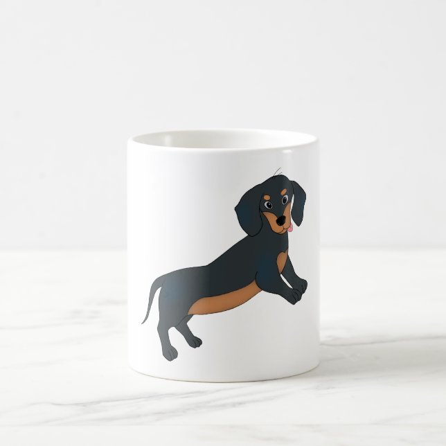 Caneca Dachshund Kaffeetasse (Mittel)