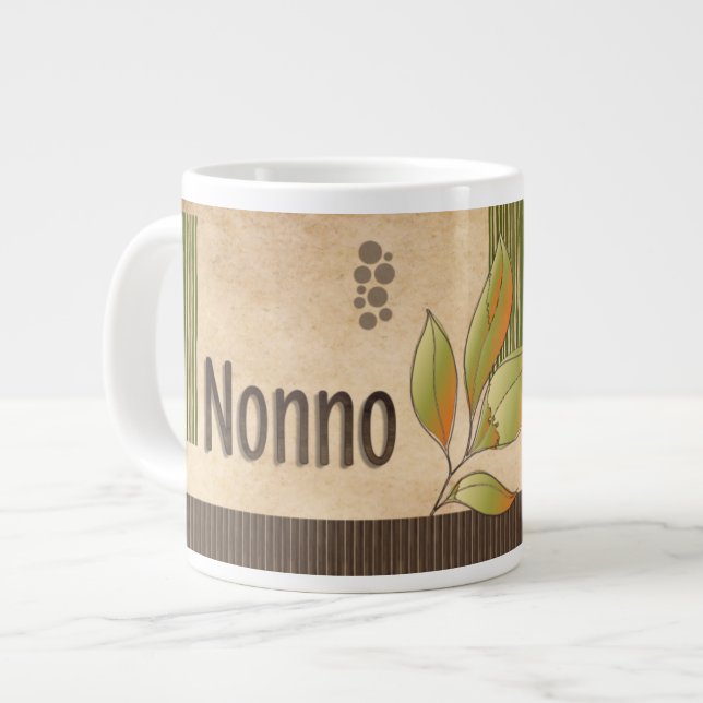 Caneca De Café Grande NONNO Vintag Jumbo-Tasse (Vorderseite Links)