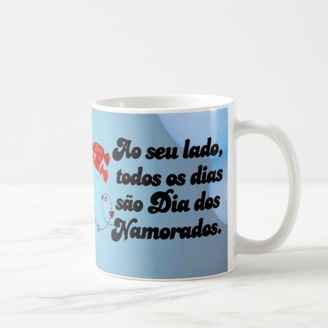 Caneca de porcelana  kaffeetasse (Rechts)