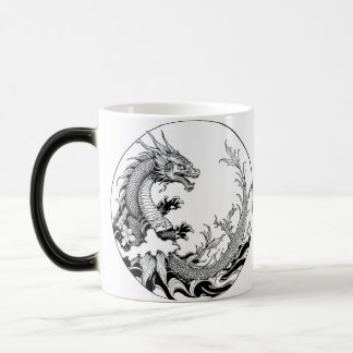 Caneca design dragao verwandlungstasse