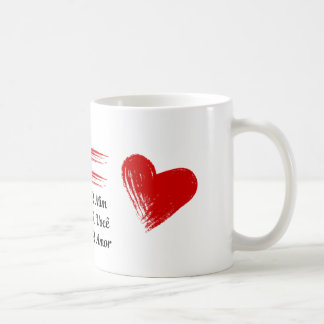 Caneca Deus Lutou por mim Kaffeetasse