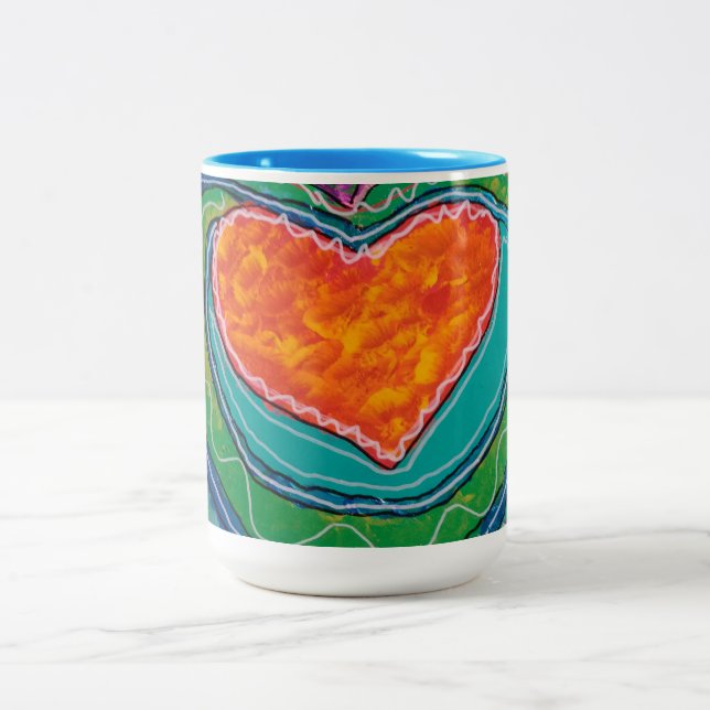 Caneca em dois tons, 444 ml zweifarbige tasse (Mittel)