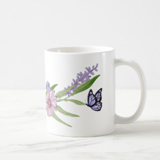 Caneca Flores e Borboletas Kaffeetasse
