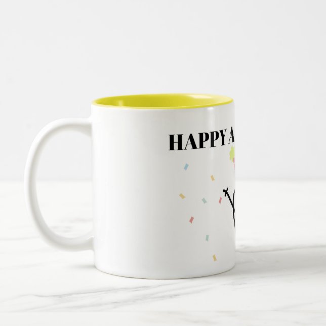 CANECA FLORK HAPPY ZWEIFARBIGE TASSE (Links)
