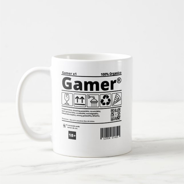 Caneca Gamer Kaffeetasse (Links)