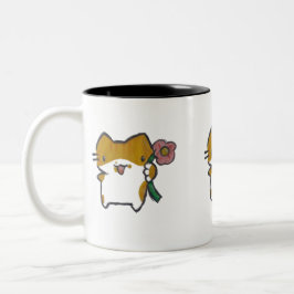 Caneca Gatinho Zweifarbige Tasse