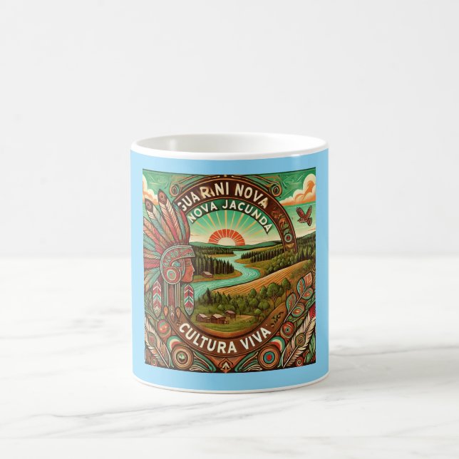 Caneca "Guarani Nova Jacundá Cultura Viva" Kaffeetasse (Mittel)