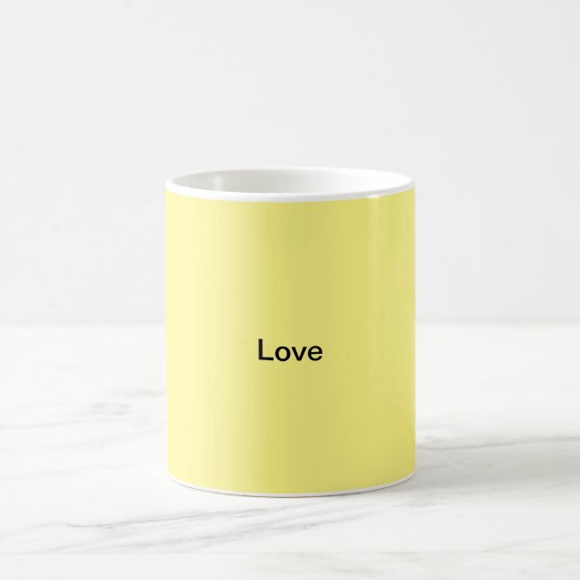 Caneca Love 💛 Kaffeetasse (Mittel)