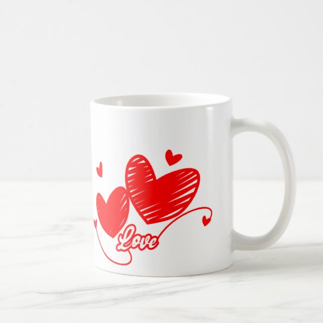Caneca Love – O Amor em Cada Gole Kaffeetasse (Rechts)