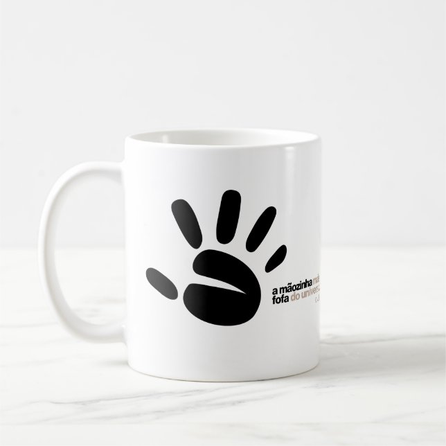 Caneca Mãozinha Síndrome de Down T21 Kaffeetasse (Links)