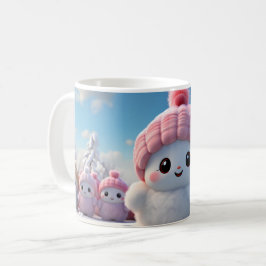 Caneca (Mug) Bonequinhos de Neve Fofos Kaffeetasse