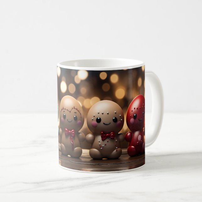 Caneca (Mug) Cookie de Natal Kaffeetasse (VorderseiteRechts)