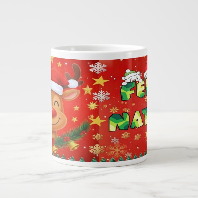Caneca Natalina Clássica Jumbo-Tasse (Vorderseite)