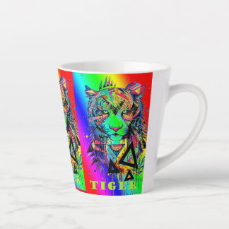Caneca para café latte/Tigres Milchtasse