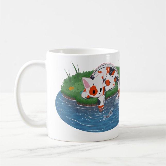 Caneca Peixe Gato Kaffeetasse (Links)