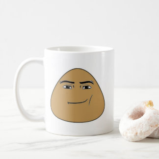 caneca pou com rosto de homem kaffeetasse