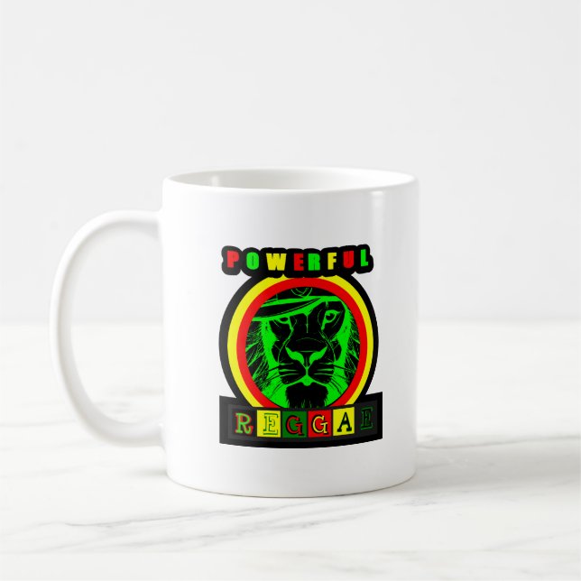 Caneca Powerful Reggae Kaffeetasse (Links)