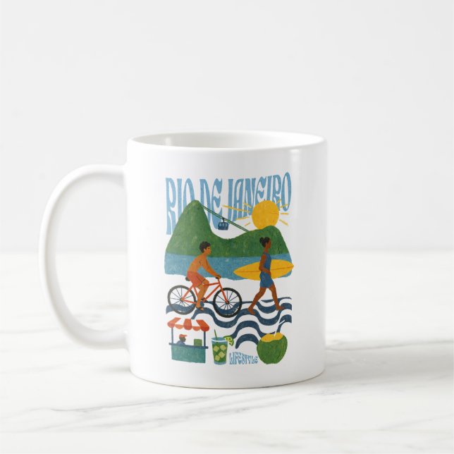 Caneca Rio de Janeiro - Brasil Kaffeetasse (Links)