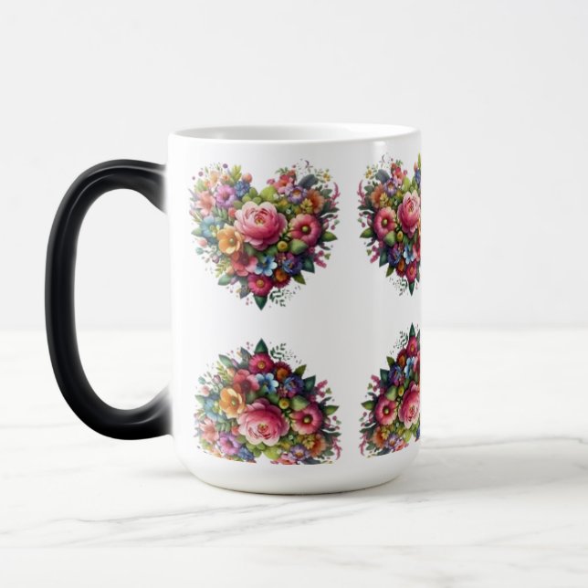 CANECA TRANSMUTAÇÃO - CORAÇÃO FLORES VERWANDLUNGSTASSE (Links)