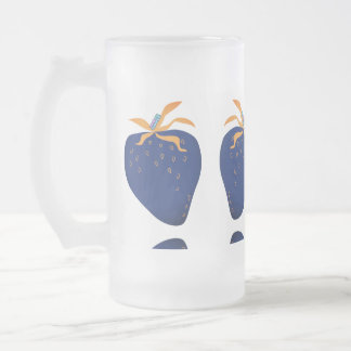 CANECA VIDRO FOSCO - DESIGN ABSTRATO MATTGLAS BIERGLAS