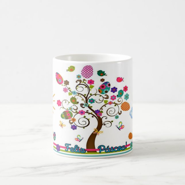 Caneca Zazzle - Páscoa Kaffeetasse (Mittel)