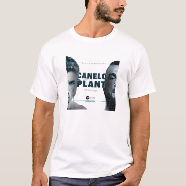 Canelo Alvarez / Caleb Pflanze kämpfen Boxen T-Shirt (Vorderseite)