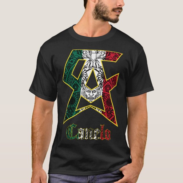 Canelo Boxing Mexiko Stil Mexico Saul Alvarez Lo T-Shirt (Vorderseite)