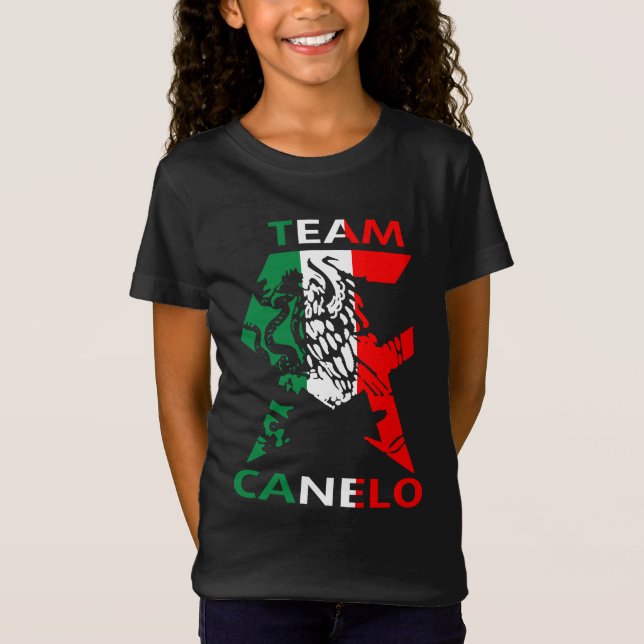 Canelo Men S Mexico Flag Alvarez Boxmeisterschaft T-Shirt (Vorderseite)