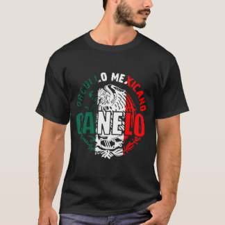 CANELO Men_s Mexiko Flagge Alvarez, der Championsh T-Shirt