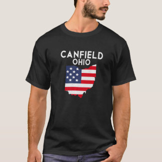 Canfield Ohio USA State America Travel Ohioan Prem T-Shirt