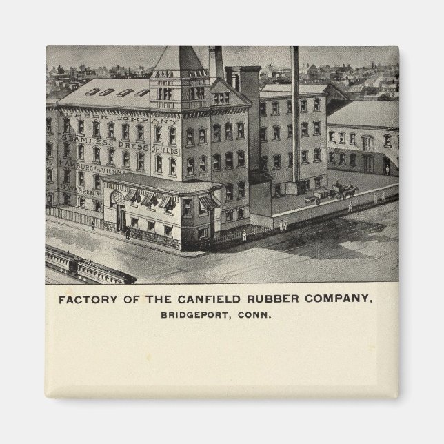 Canfield Rubber Co Magnet (Vorne)