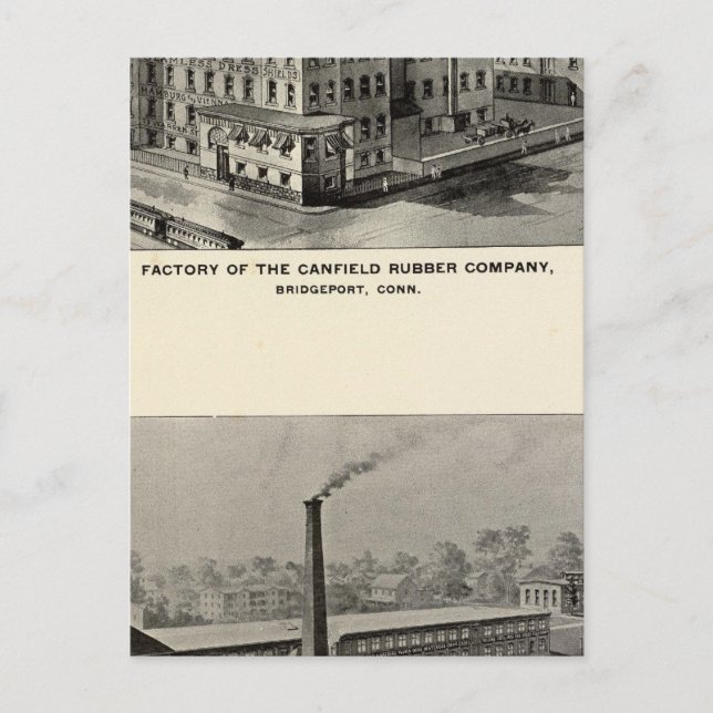 Canfield Rubber Co Postkarte (Vorderseite)