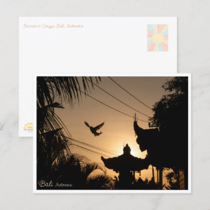 Canggu Bali Sonnenaufgang Tempel – Reise Postkarte