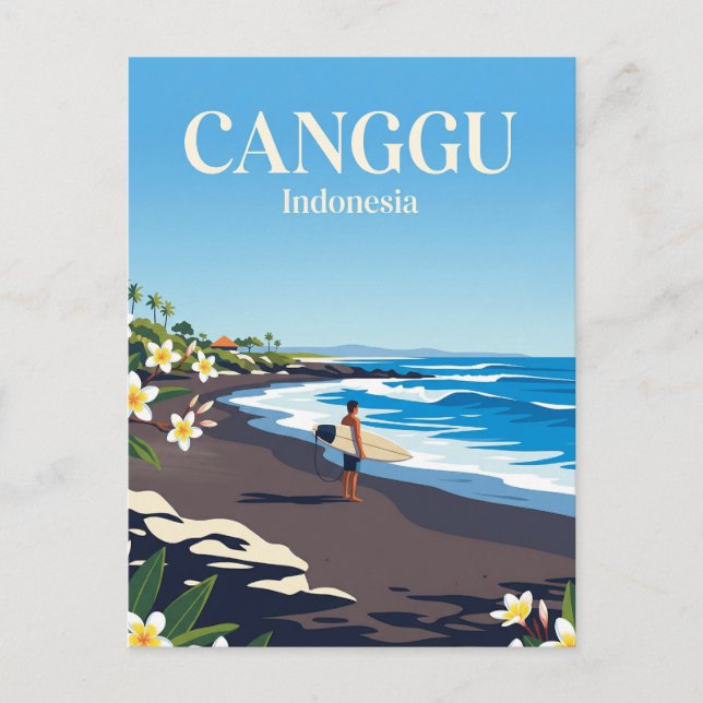 Canggu Indonesien Postkarte (Vorderseite)