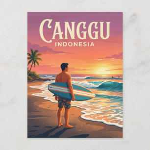 Canggu Indonesien Postkarte
