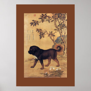 Cangni 苍猊 ~ tibetanischer Mastiff ~ Giuseppe Poster