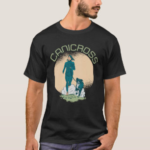 Canicross läuft Hunde trainieren Sport T-Shirt