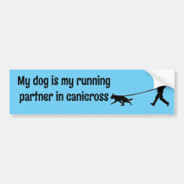 Canicross - Mein Running Partner GSD Autoaufkleber