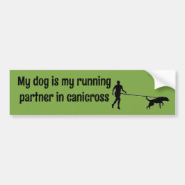 Canicross - Mein Running Partner McNab Autoaufkleber
