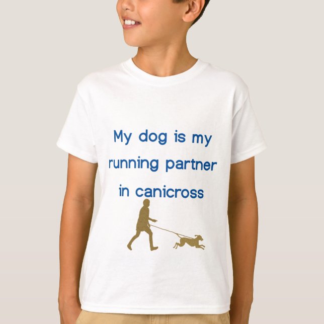 Canicross-Partner T-Shirt (Vorderseite)