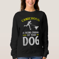 Canicross wird von Ihrem Hund für 5k Lauf gezogen