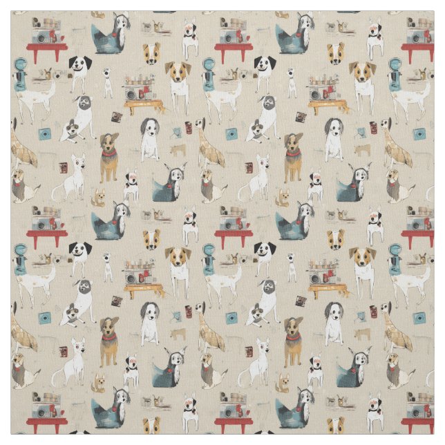 Canine Capes: Whimsy Dog Stoff (Muster)