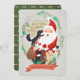 Canine Christmas Holiday Card Feiertagskarte
